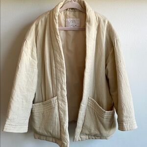 Zara Cream Girls Jacket